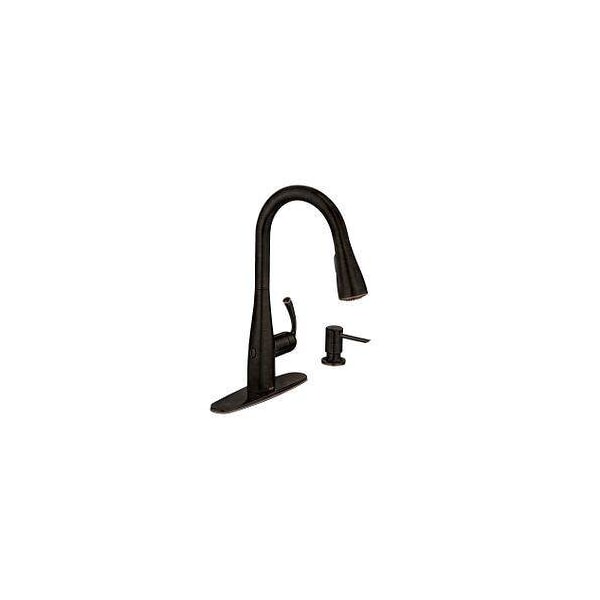 Essie One-Handle Pulldown Kitchen Faucet in Mediterranean Bronze